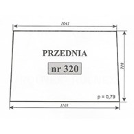 SZYBA 320 PRZEDNIA C360 LUBSKO