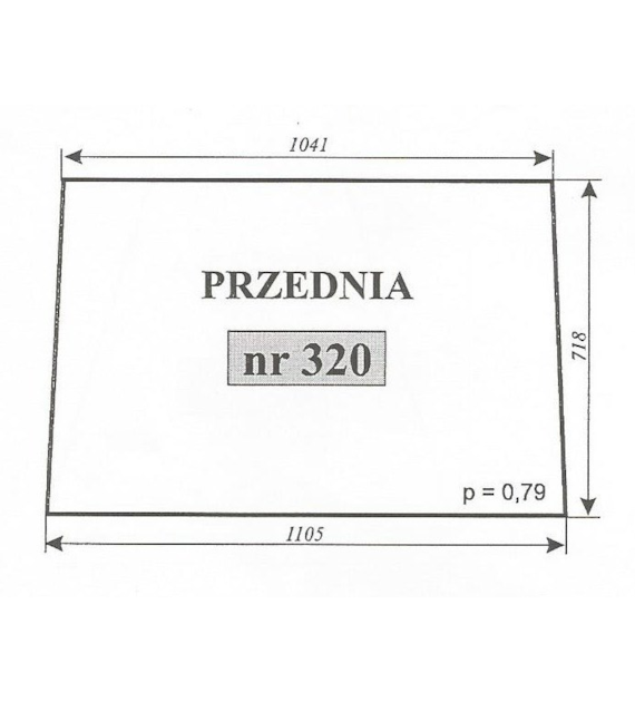 SZYBA 320 PRZEDNIA C360 LUBSKO