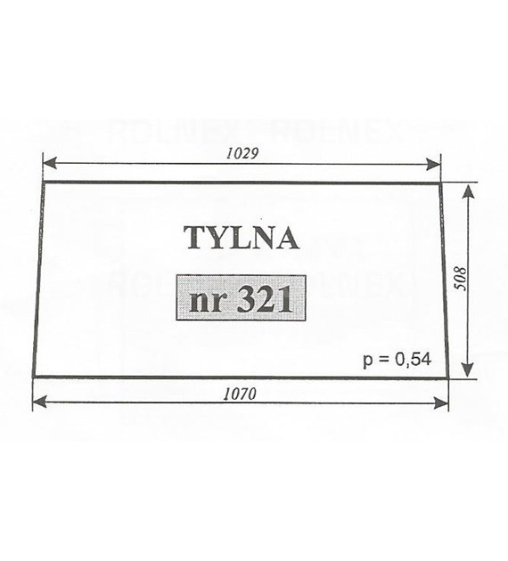 SZYBA 321 TYLNA C360 LUBSKO