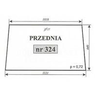 SZYBA 324 PRZEDNIA MF255 ZAMOŚĆ