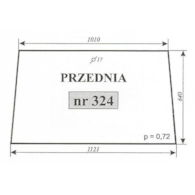 SZYBA 324 PRZEDNIA MF255 ZAMOŚĆ