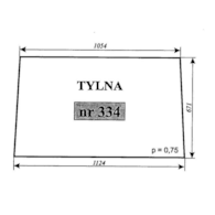 SZYBA 334 TYŁ C330 POM ZAMOŚĆ