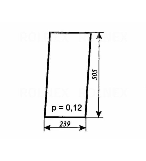 SZYBA 336 PRZEDNIA DOLNA C330