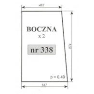 SZYBA 338 BOK T25 POM ZAMOŚĆ