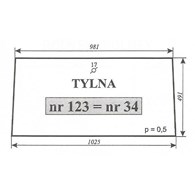 SZYBA 34=123 TYLNA C360 SOKÓŁKA