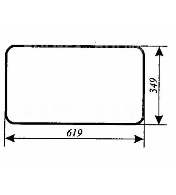 SZYBA 347 TYLNA DOLNA URSUS 1634