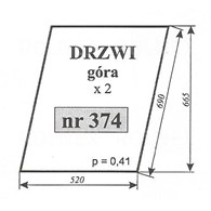 SZYBA 374 DRZWI GÓRA MF CIECHOCIN
