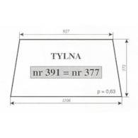 SZYBA 377=384=391=398=405=419=426 TYŁ NIMET DE 25T; C330; MF 2XX NT KOJA