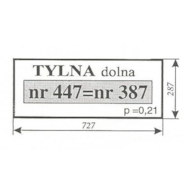 SZYBA 387=413=447 TYŁ DÓŁ URSUS KOJA NIMET DE 25T