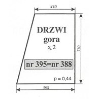 SZYBA 388-395-402 DRZWI GÓRA C360 SMOLNIKI
