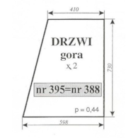 SZYBA 388-395-402 DRZWI GÓRA C360 SMOLNIKI