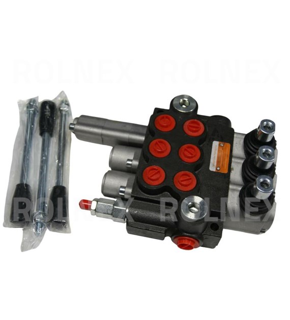 ROZDZIELACZ 3-SEKCYJNY HYDRAULICZNY 2xZATRZASK+1XPŁYWANIE