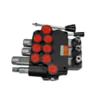 ROZDZIELACZ 3-SEKC. HYDRAULICZNY 80L 1xpływanie/1xsprężyna/1xzatrzask