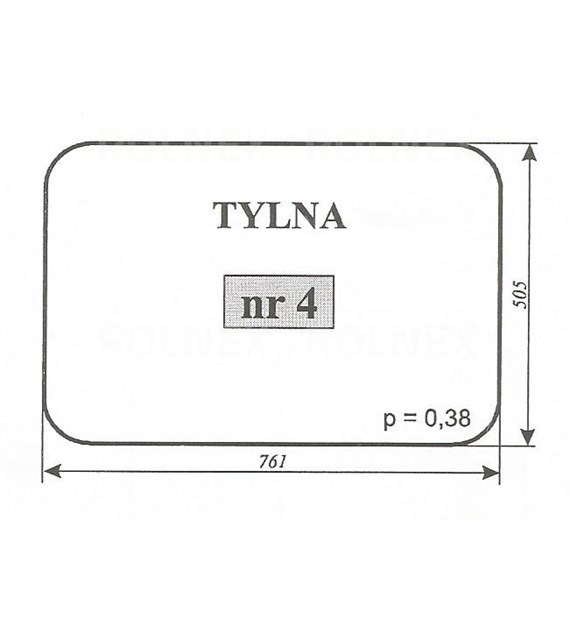 SZYBA 4 TYLNA C360 KUNÓW