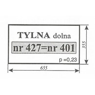 SZYBA 401=427 TYLNA MF225 SMOLNIKI