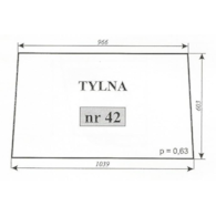SZYBA 42 =70 TYŁ MF255 LUBSKO