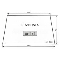 SZYBA 484 PRZÓD URSUS 3512 KUNÓW