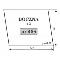 SZYBA 485 BOK URSUS 3512 KUNÓW