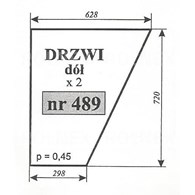 SZYBA 489 DRZWI DÓŁ URSUS 3512 KUNÓW