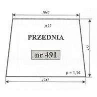 SZYBA 491 PRZÓD T25 SOKÓŁKA