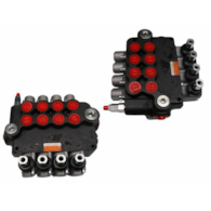 ROZDZIELACZ 4-SEKCYJNY HYDRAULICZNY 80L 4xSPRĘŻYNA