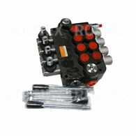 ROZDZIELACZ 4-SEKCYJNY HYDRAULICZNY 80L 3xSPRĘŻYNA+1xZATRZASK