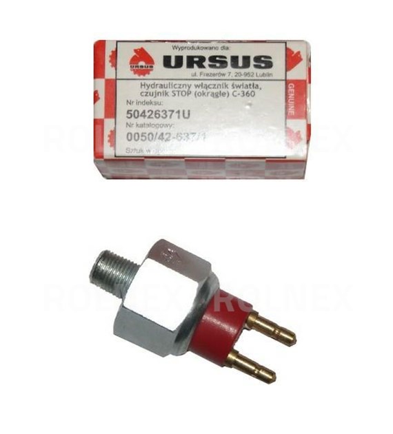 WŁĄCZNIK STOP C360 HYDRAUL okrągłe URSUS
