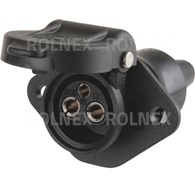 GNIAZDO PLASTIKOWE 12/24V  3 PINY