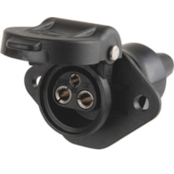 GNIAZDO PLASTIKOWE 12/24V  3 PINY