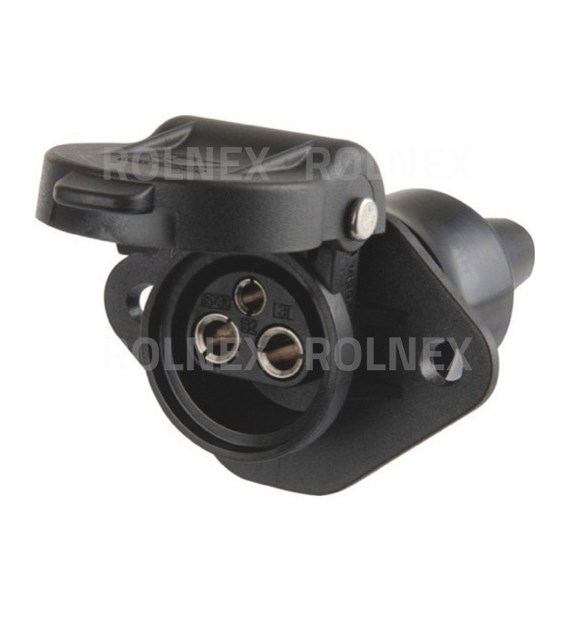 GNIAZDO PLASTIKOWE 12/24V  3 PINY