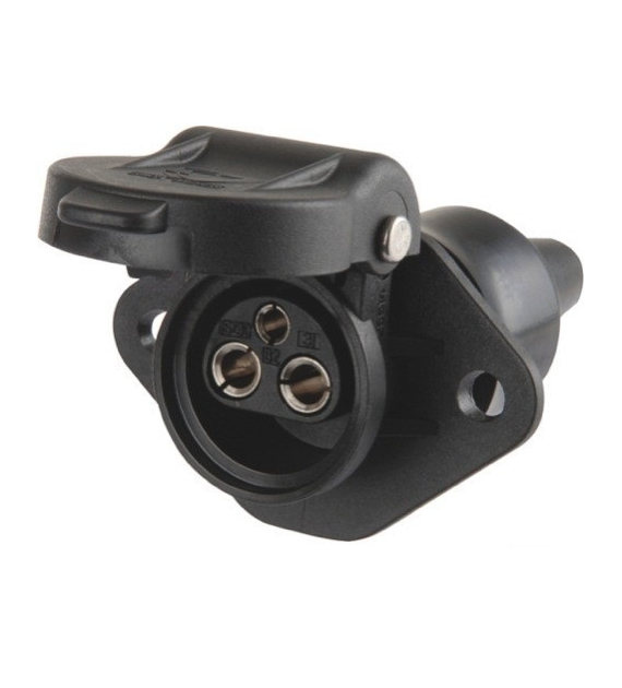 GNIAZDO PLASTIKOWE 12/24V  3 PINY