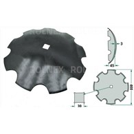 TALERZ BRONY FI-460 UZĘBIONY BG 9 ZĘBÓW