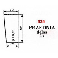 SZYBA 534 PRZEDNIA JUMZ 2-6K14