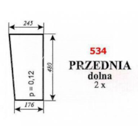 SZYBA 534 PRZEDNIA JUMZ 2-6K14