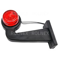 LAMPA OBRYSOWA WYGIĘTA LEWA WAŚ LED W74.1