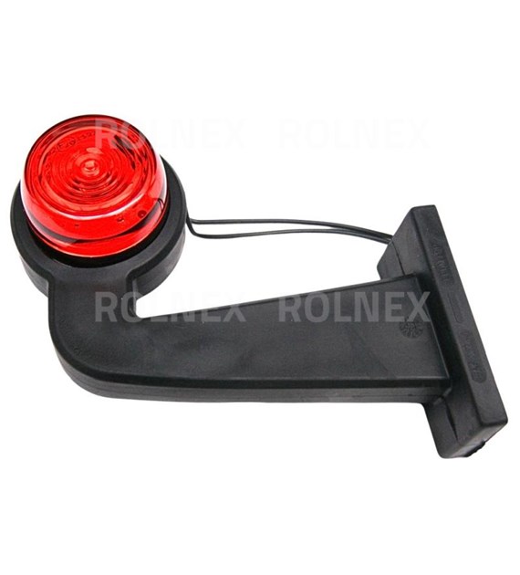 LAMPA OBRYSOWA WYGIĘTA LEWA WAŚ LED W74.1