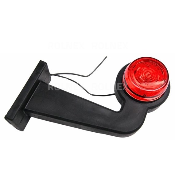 LAMPA OBRYSOWA WYGIĘTA PRAWA WAŚ LED W74.1