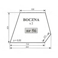SZYBA 56 BOK C360 KAB. CZESKA