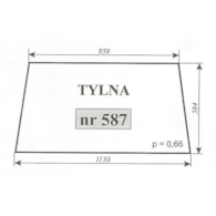 SZYBA 587 TYŁ C330 2812 MF 255 ZAMOŚĆ