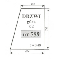 SZYBA 589 DRZWI GÓRA 2812 MF 255 ZAMOŚĆ