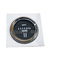 LICZNIK MOTOGODZIN ELEKTRYCZNY 12V 8-28V FI 52mm, CHROMOWANA OSŁONA