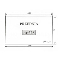 SZYBA 668 PRZÓD C330/360 SZYSZKA NAGLAK