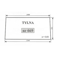 SZYBA 669 TYŁ C330 SZYSZKA
