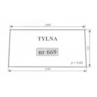 SZYBA 669 TYŁ C330 SZYSZKA