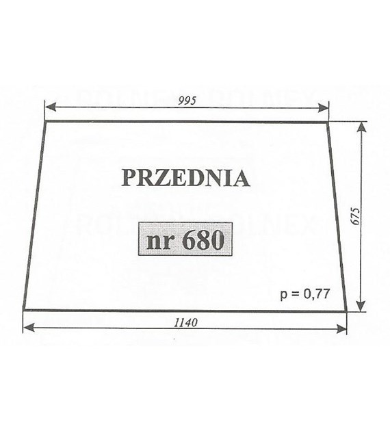 SZYBA 680 PRZEDNIA C360