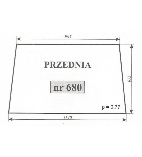 SZYBA 680 PRZEDNIA C360