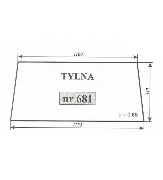 SZYBA 681 TYLNA C360
