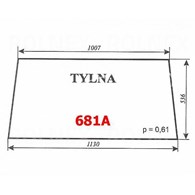 SZYBA 681A TYLNA C360 KOŹMIN HENMAR