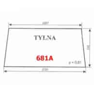 SZYBA 681A TYLNA C360 KOŹMIN HENMAR