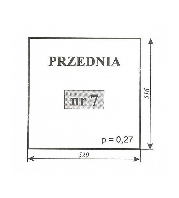 SZYBA 7 PRZEDNIA C360 KUNÓW
